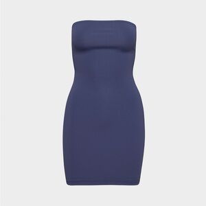 Strapless Bodycon Mini Dress - Purple
